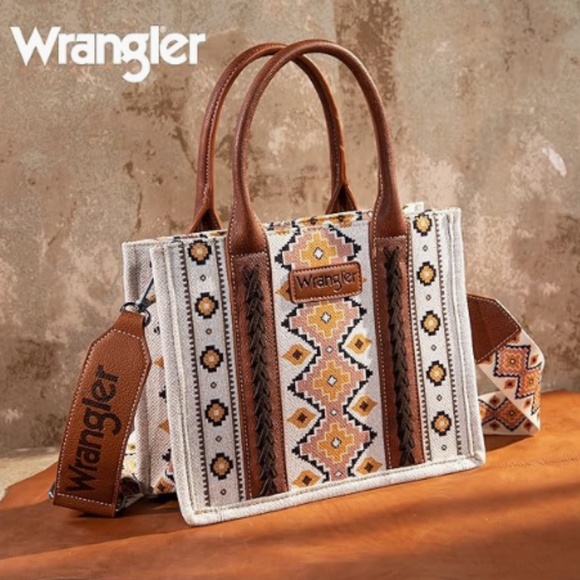 Wrangler Handbags - NEW Wrangler bag handbag viral tiktok Tote Bag Western Purse Shoulder Boho Aztec